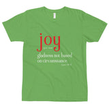 Christian Bible Verse Shirt,Joy,Gladness Not Based on Circumstances, Christian  Tee,Inspirational Tee, Graphic Art Tee,Unisex T-Shirt