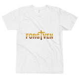 Forgiven, Christian Gift, Positive Inspiration,Bible Quote Print,Unisex Custom, Lovely Design, Short-Sleeve Unisex T-Shirt