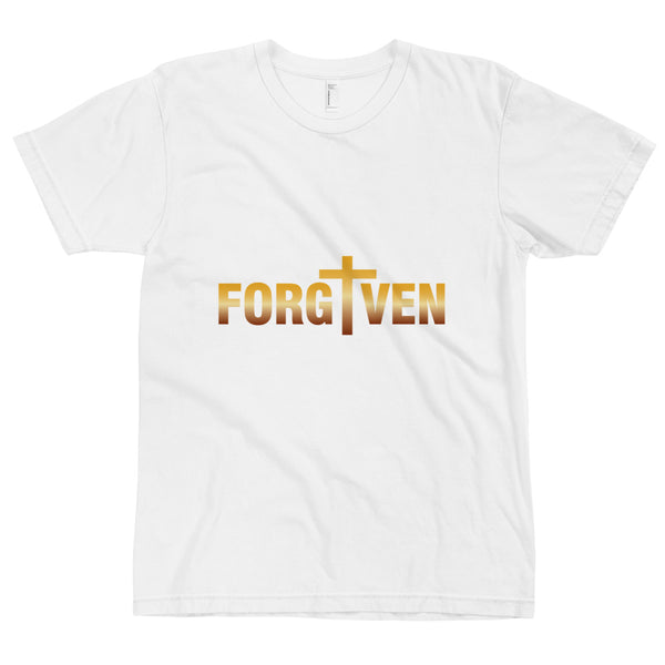 Forgiven, Christian Gift, Positive Inspiration,Bible Quote Print,Unisex Custom, Lovely Design, Short-Sleeve Unisex T-Shirt