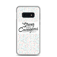 Strong & Courageous Samsung Case, Christian Gift, Bible Quote Phone Case,  Phone Case With Saying, Graphic Phone Case