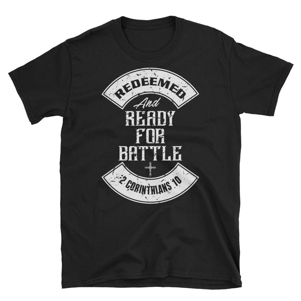 Scripture T Shirt, Christian Gifts, Shirt with Saying, Corinthians Verses Ready For Battle, Inspirational Tee, Bible Quote Shirt