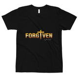 Forgiven, Christian Gift, Positive Inspiration,Bible Quote Print,Unisex Custom, Lovely Design, Short-Sleeve Unisex T-Shirt