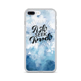 Christian Bible Verse iPhone caset, Ask Seek Knock, Christian Verse Phone Case, Graphic Art iPhone case, Matthew 7:7