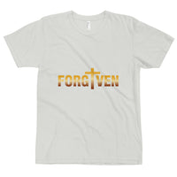 Forgiven, Christian Gift, Positive Inspiration,Bible Quote Print,Unisex Custom, Lovely Design, Short-Sleeve Unisex T-Shirt