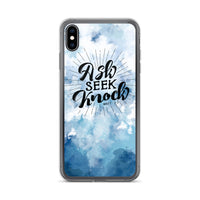 Christian Bible Verse iPhone caset, Ask Seek Knock, Christian Verse Phone Case, Graphic Art iPhone case, Matthew 7:7