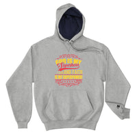 God Is My Superhero and Faith Is My Superpower Christian Theme Uniquely Design For Any Occasion Champion Hoodie