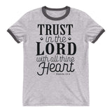 Trust in the Lord Bible Verse Shirt, Christian Verse Unisex Clothing, Shirt With Saying, Shirts with Quotes, Graphic Art Tee, Strength Shirt