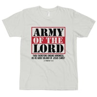 Army Of The Lord, Christian Gift, Positive Inspiration,Bible Quote Print,Unisex Custom, Lovely Design, Short-Sleeve Unisex T-Shirt