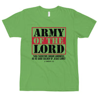 Army Of The Lord, Christian Gift, Positive Inspiration,Bible Quote Print,Unisex Custom, Lovely Design, Short-Sleeve Unisex T-Shirt