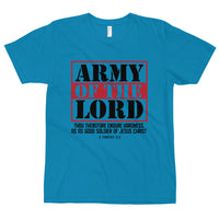 Army Of The Lord, Christian Gift, Positive Inspiration,Bible Quote Print,Unisex Custom, Lovely Design, Short-Sleeve Unisex T-Shirt