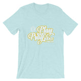 Play Hard Pray Hard Christian Theme Unique Design For Any Occasion Short-Sleeve Unisex T-Shirt