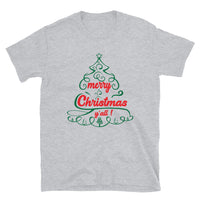 Merry Christmass Y'all! Saying Christmas Themed Lovely Design Short-Sleeve Unisex T-Shirt