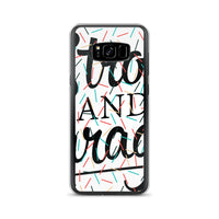 Strong & Courageous Samsung Case, Christian Gift, Bible Quote Phone Case,  Phone Case With Saying, Graphic Phone Case