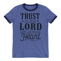 Trust in the Lord Bible Verse Shirt, Christian Verse Unisex Clothing, Shirt With Saying, Shirts with Quotes, Graphic Art Tee, Strength Shirt