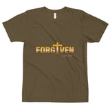 Forgiven, Christian Gift, Positive Inspiration,Bible Quote Print,Unisex Custom, Lovely Design, Short-Sleeve Unisex T-Shirt